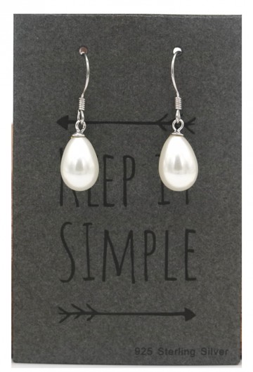 925 glass pearls 12mm