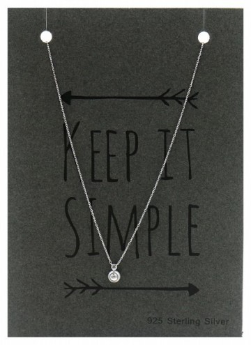 925 zilver parel en zirkonium