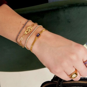 Armband oogverblindend goudfotog