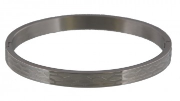 Bangles zilver honeycomb