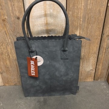 Beagles shoppr grijs hoog