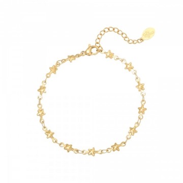 Chained star goud