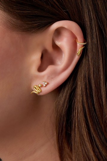 Earcluff 925 slang goud