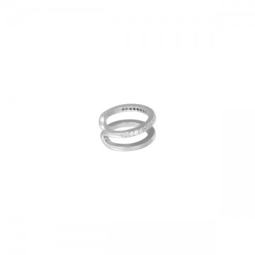 Earcluff double up zilver 0