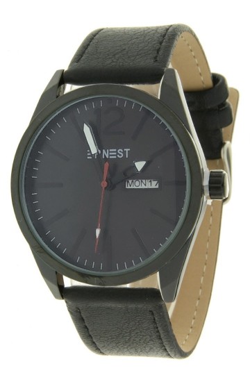 Ernest herenhorloge mace zwart zwart