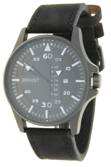 Ernest herenhorloge riley zwart