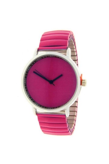 Ernest horloge fancy plain fuchsia 1