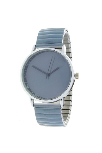 Ernest horloge fancy plain jeansblauw