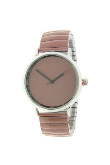 Ernest horloge fancy plain mocca