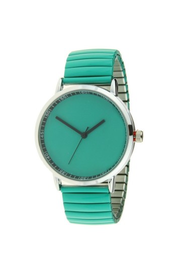Ernest horloge fancy plain turquoise