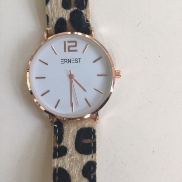 Ernest horloge panter rose goud 2 0