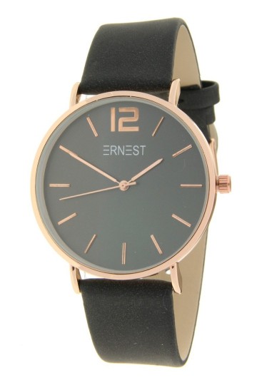 Ernest horloge rose cindw zwartlarge 0