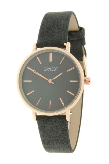 Ernest horloge rose cindy medium ss19 stonewash zwart