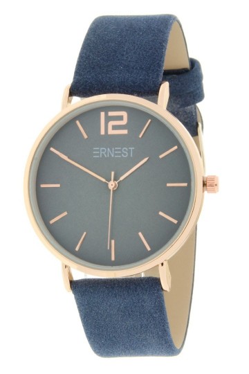 Ernest horloge rose cindy ss19 blauw
