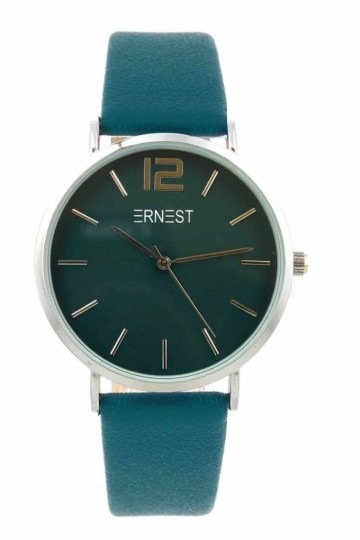 Ernest horloge silver cindy fw23 petrol