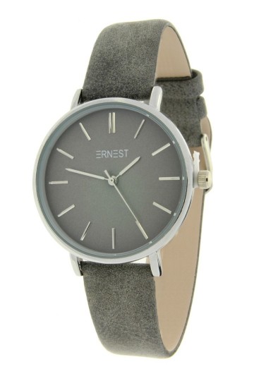 Ernest horloge silver cindy medium fw18 donkergrijs
