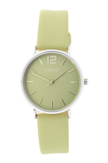 Ernest horloge silver cindy mini ss22 zachtgroen