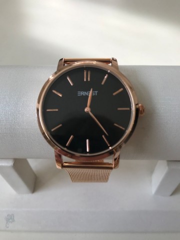 Horloge rose zwart 2