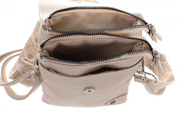 Imdutsch champagne tasje ring binnenkant