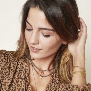 Leopard beads zwart1