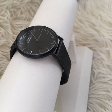 Metaal zwart ph horloge