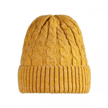 Muts winter  gebreid mosterd