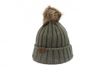 Olijfgroen iceland muts