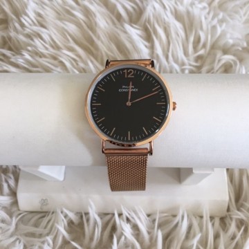 Ph rose zwart horloge