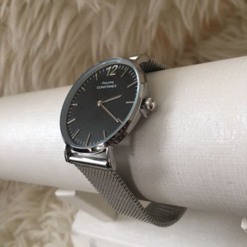 Ph zilver zwart klok 35mmbovenkant