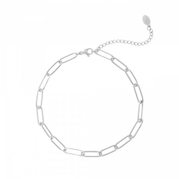Plain chain zilver