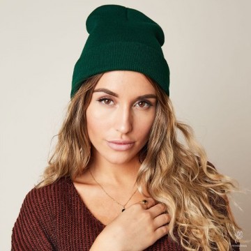 Rainbow groen beanie