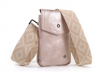 Rose gold telefoon en schoudertasje soest 1