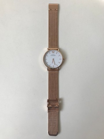 Rose goud horloge 1
