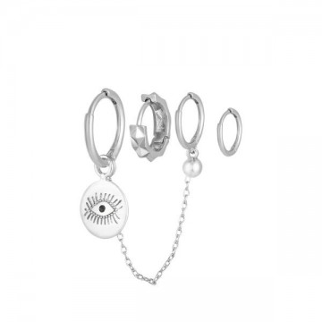 Set diamond eye zilv