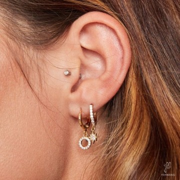 Sparkling circle goud