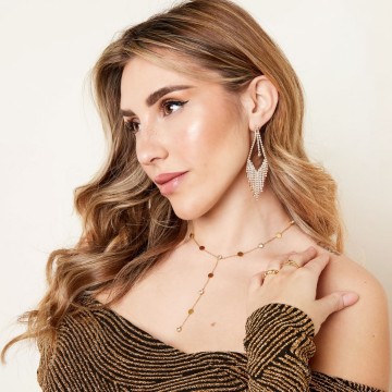 Strass groot waaier  zrkonia