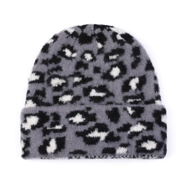 Sunset muts panterprint zwart