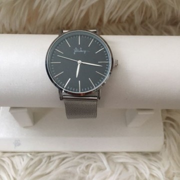 Yehwang horloge zilver zwart