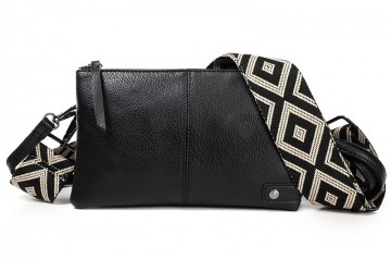 Zwart castel schoudertasje crossbody new 3