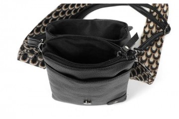 Zwart telefoon en schoudertasje kansas nieuw 3