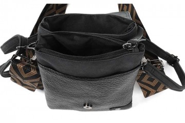 Zwart telefoon en schoudertasje lisse 1